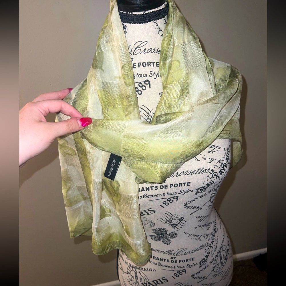 Yves Saint Laurent 100% silk scarf vintage